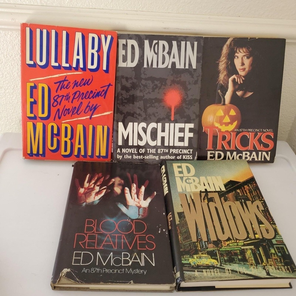 Lot of 5 Ed McBain Books BCE Mysteries 87th Precinct Novels Vintage Hardcover